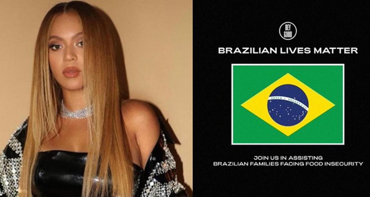 Fundação de Beyoncé anuncia apoio às famílias brasileiras que estão passando fome em meio a Pandemia
